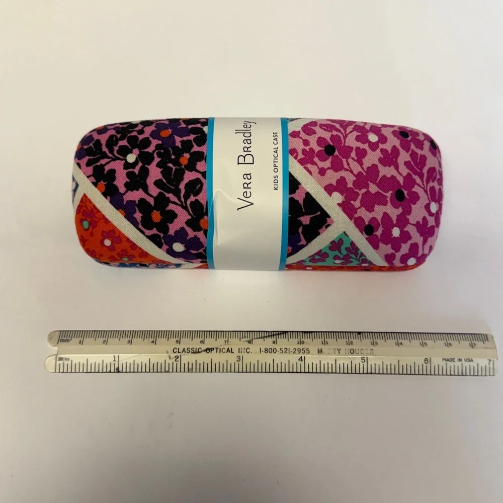 NWT Vera Bradley Modern Medley Kids Optical Case - Pink and Purple Floral